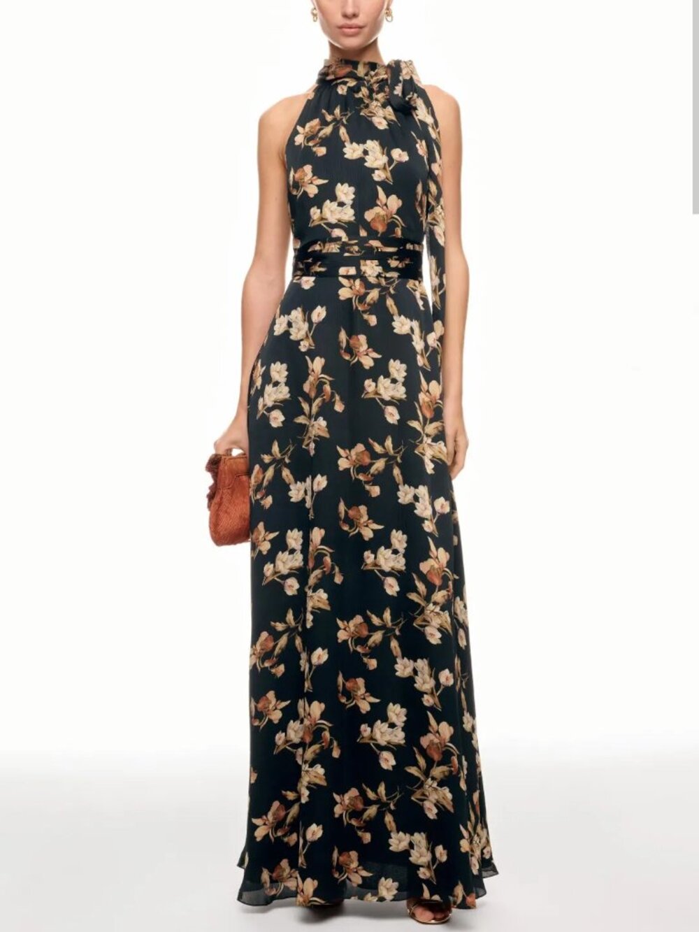 SACHIN BABI Black Venetia Petal Kayla Gown Size 8